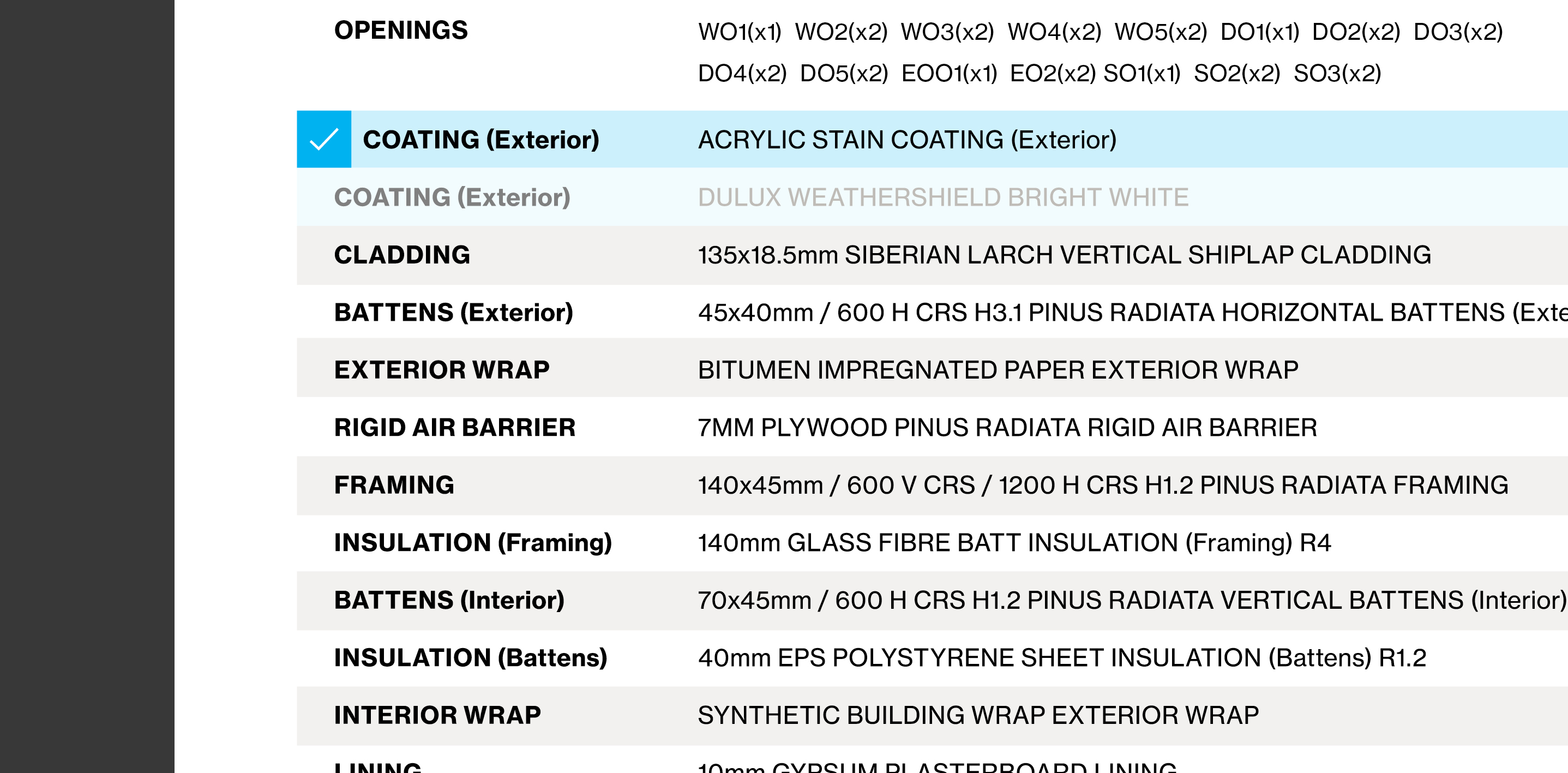 Side-by-side material comparison image